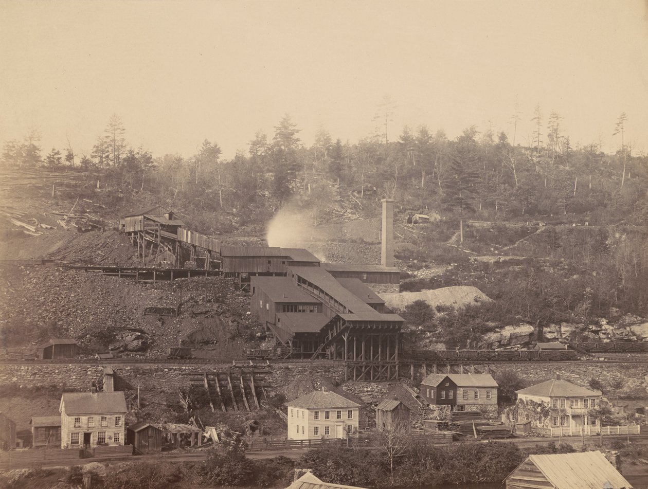 Eaton and Co:n Breaker, Archibald, Del.  Hudson Canal Co., c. 1863-1865 (kuva) tekijältä Thomas H. Johnson