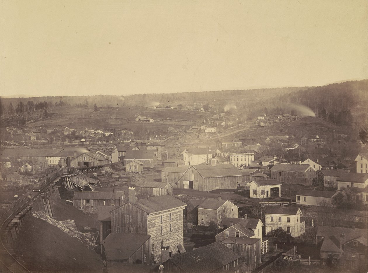 Honesdale, jakso 3, Del.  Hudson Canal Co., c. 1863-1865 (kuva) tekijältä Thomas H. Johnson