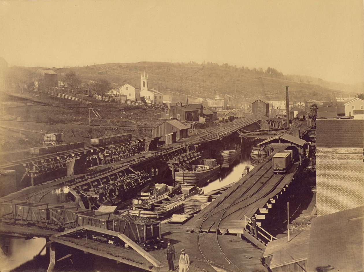 The Docks, Honesdale tekijältä Thomas H. Johnson