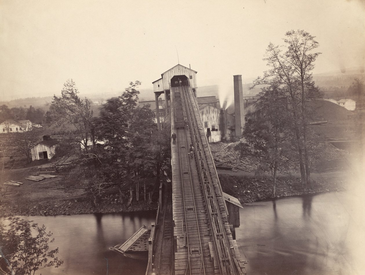 Von Storch Breaker, Del. & Hudson Canal Co., c. 1863-1865. tekijältä Thomas H. Johnson