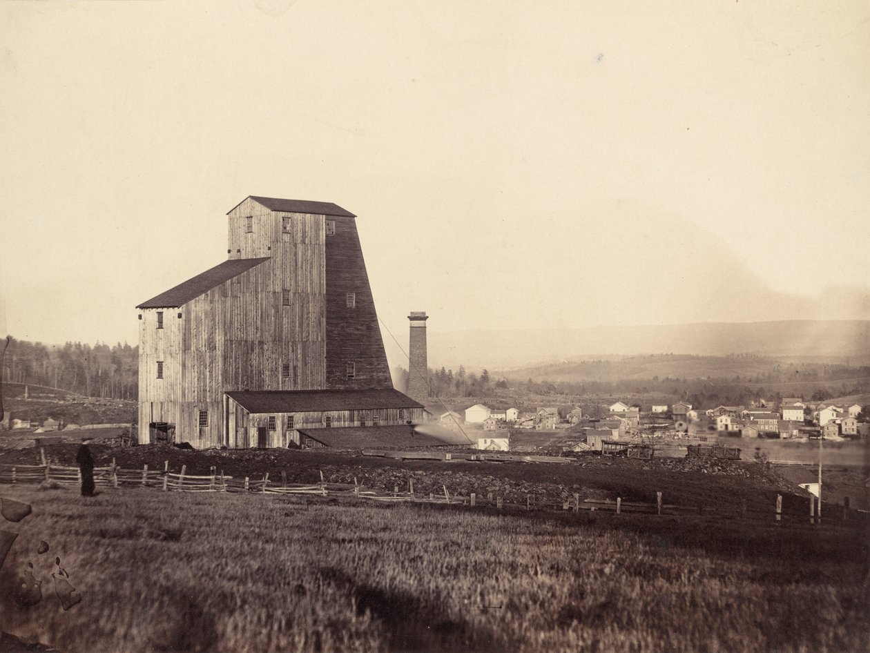 Von Stork Shaft, Del. & Hudson Canal Co., c. 1863-1865. tekijältä Thomas H. Johnson
