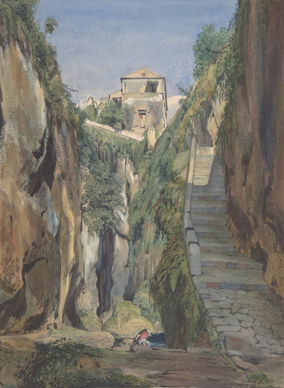 Glen Sorrentossa, 1800-luvun puoliväli. tekijältä Thomas Hartley Cromek