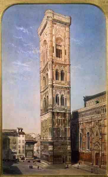 Giotton torni, Firenze tekijältä Thomas Hartley Cromek
