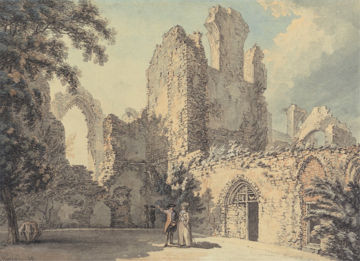 Leiston Abbeyn rauniot tekijältä Thomas Hearne