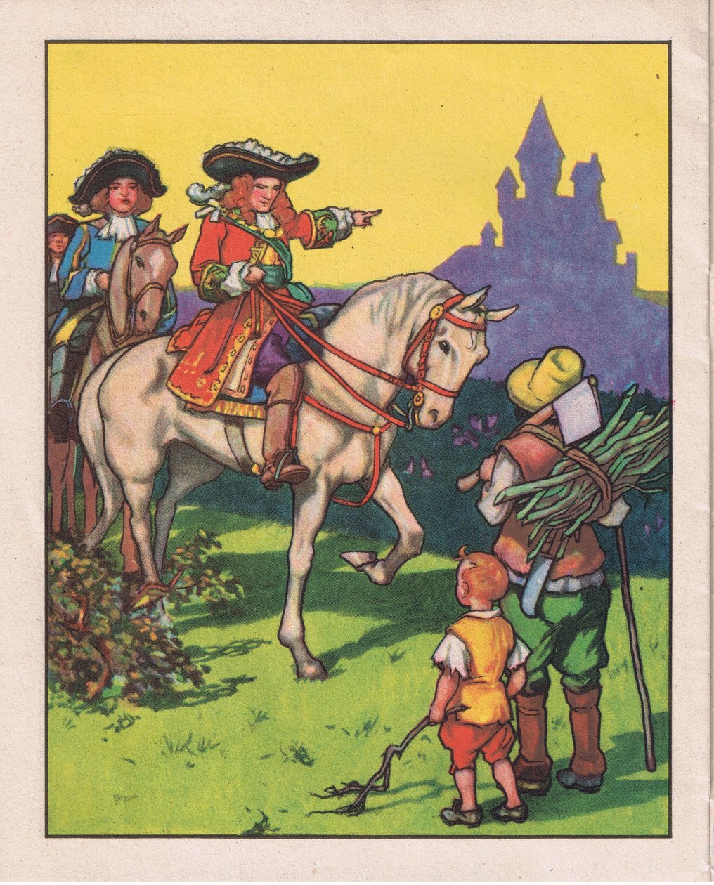 Komea nuori prinssi tuli (litografia) tekijältä Thomas Heath Robinson