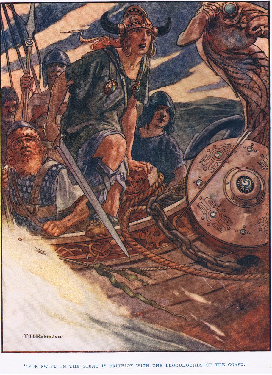 Sillä swift on tuoksu on Frithiof (litho) tekijältä Thomas Heath Robinson