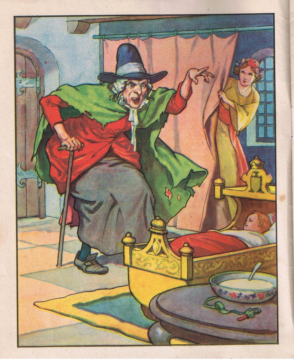 Vanha noita (litografia) tekijältä Thomas Heath Robinson