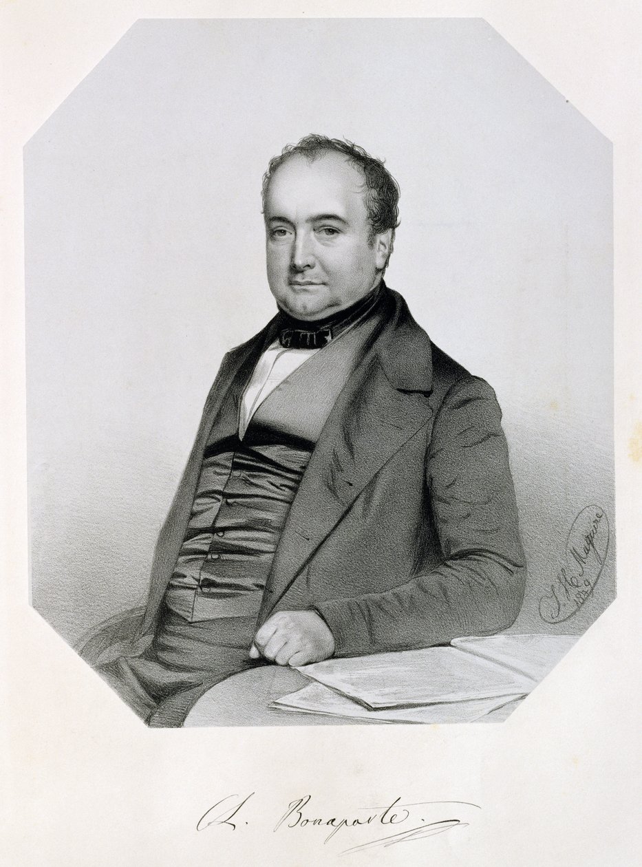 Charle Lucien Jules Laurent Bonaparte, Caninon ja Musignanon prinssi (1803-57) 1850 tekijältä Thomas Herbert Maguire