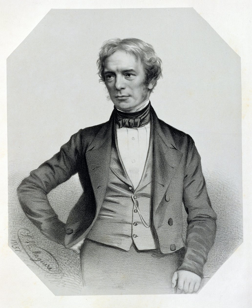 Michael Faraday (1791-1867) 1851 tekijältä Thomas Herbert Maguire