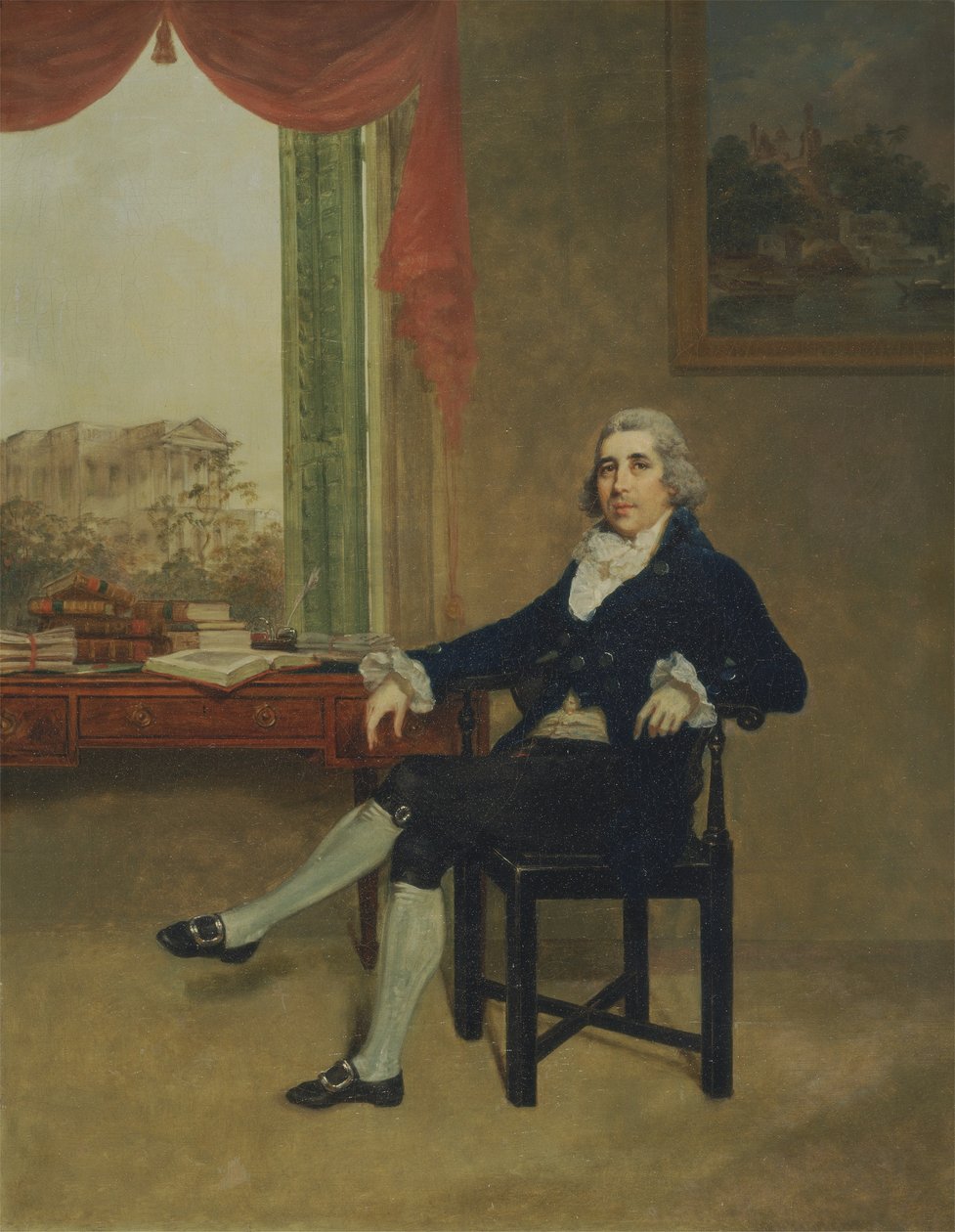 Thomas Graham (1748-1843) Baron Lynedoch Balgowanista, n. 1790 (öljy kankaalle) tekijältä Thomas Hickey