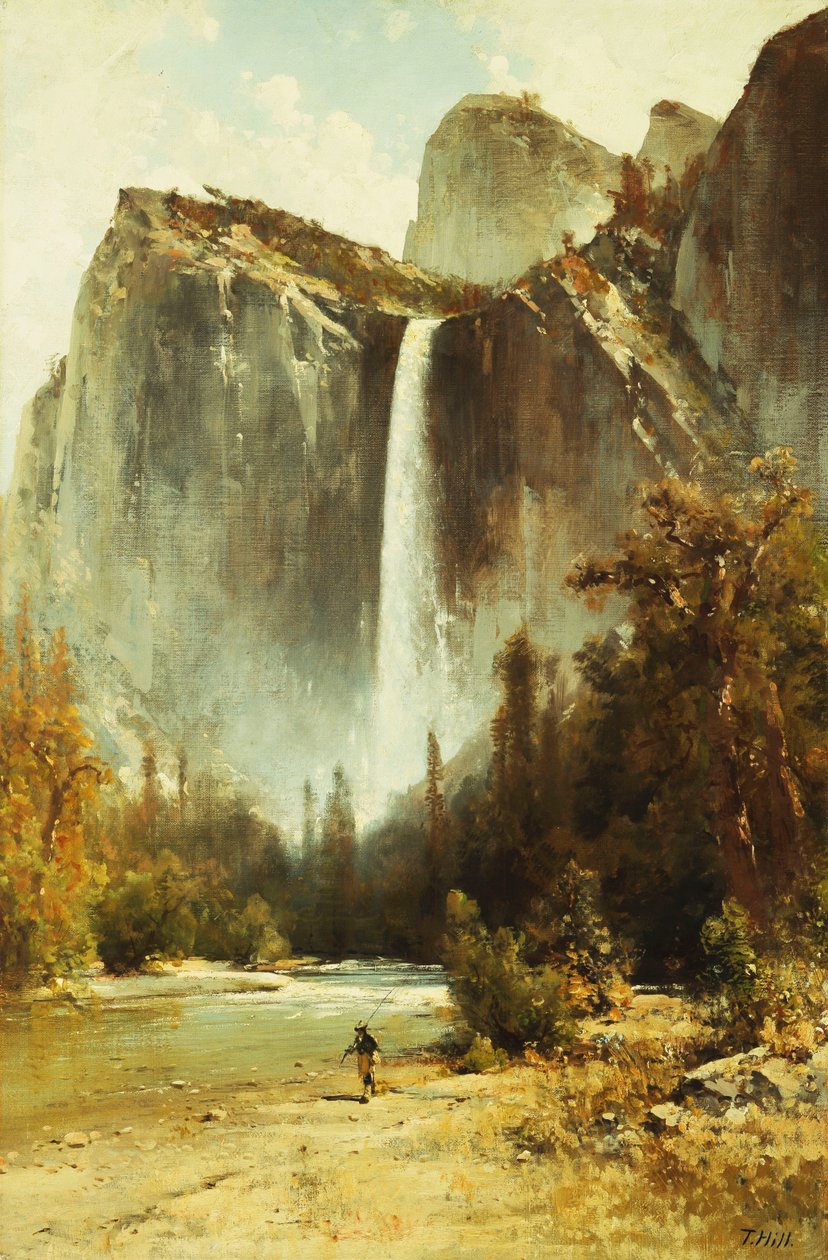 Bridal Falls, Yosemite, tekijältä Thomas Hill