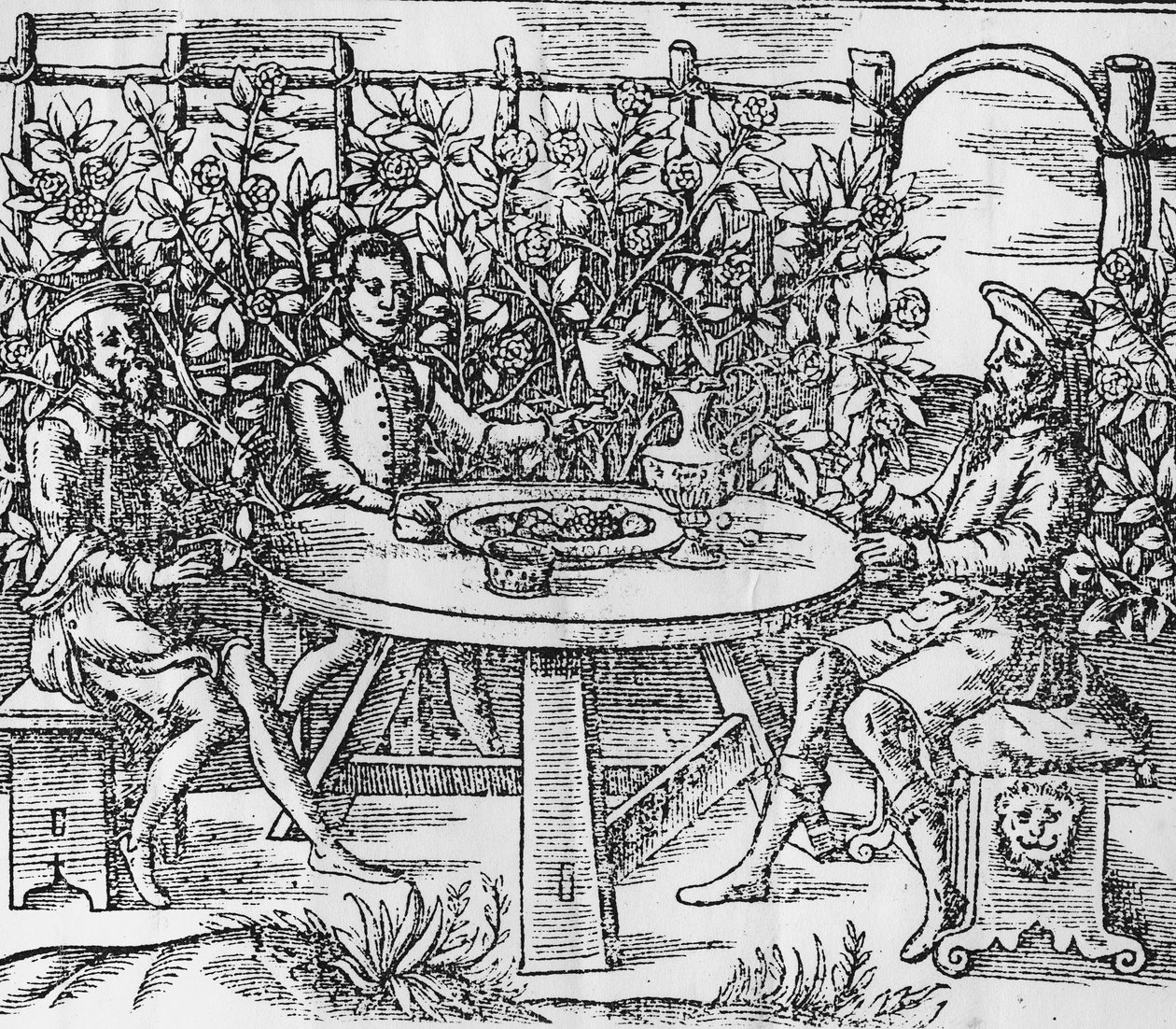Rentoudu lehtimajassa, 1577 tekijältä Thomas Hill