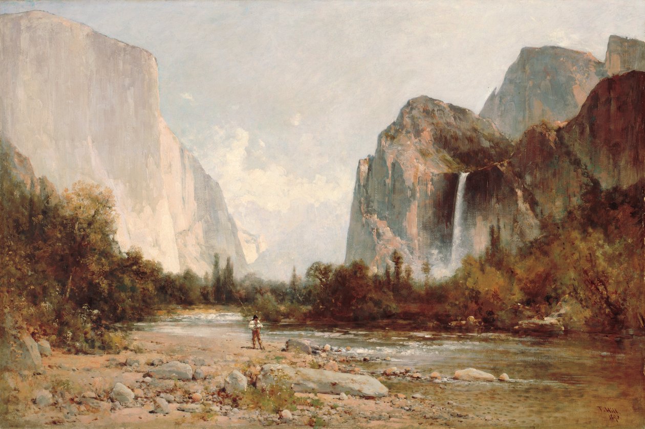 Yosemite, Bridal Veilin putoukset tekijältä Thomas Hill