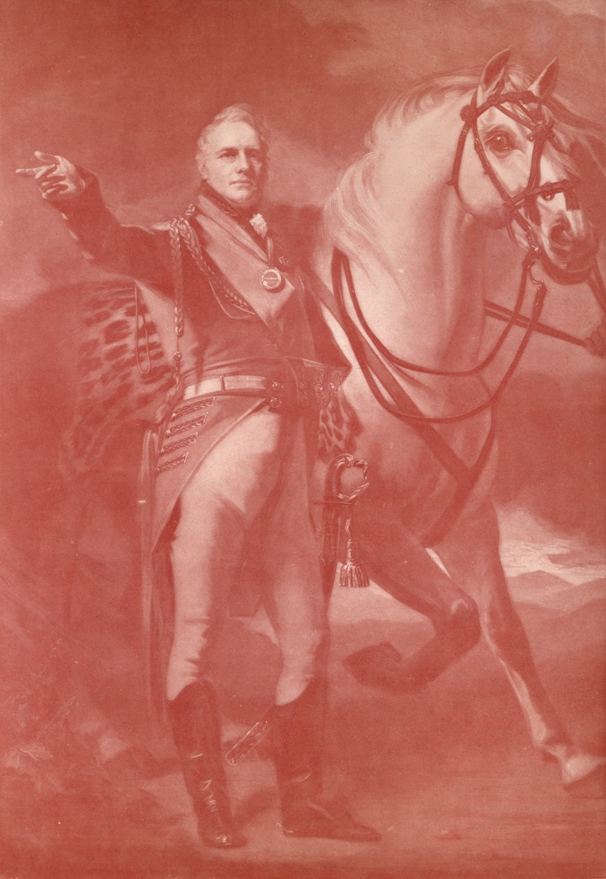 "Sir David Baird eversti 24. rykmentti", n. 1812 1909 tekijältä Thomas Hodgetts