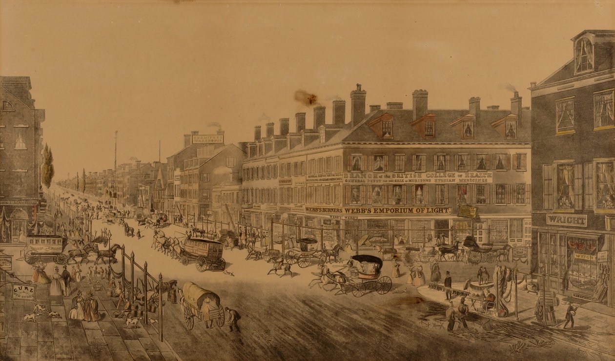 Broadway, New York, 1836 (Webb