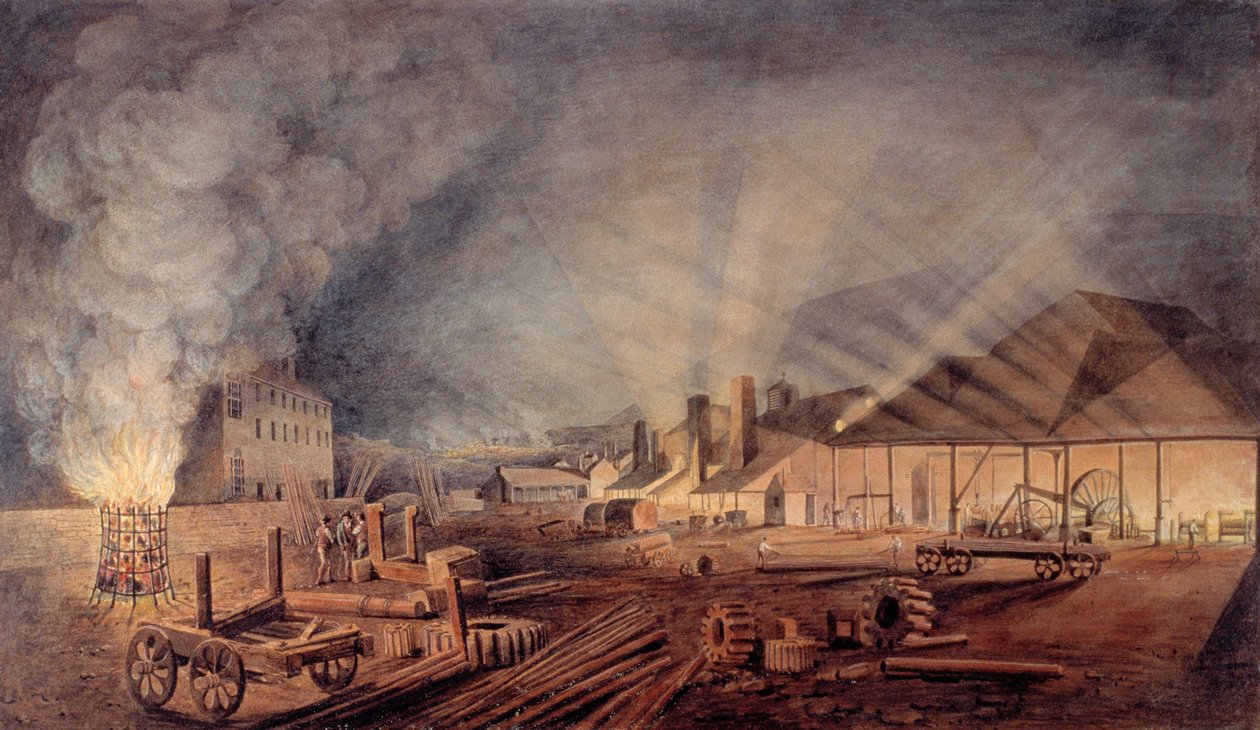 Rolling Mills, 1819 tekijältä Thomas Horner