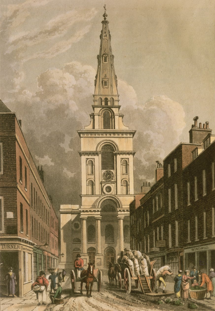 Christchurch, Spitalfields tekijältä Thomas Hosmer Shepherd