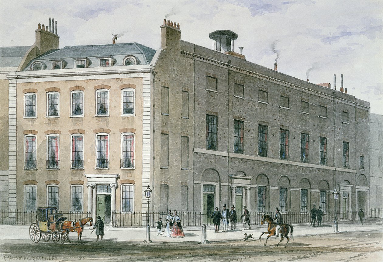 Hanover Square -huoneita konsertteihin tekijältä Thomas Hosmer Shepherd