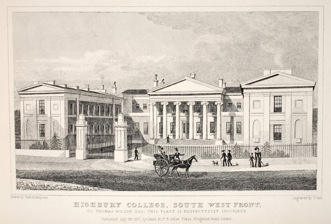 Highbury College, South West Front, "London and it
