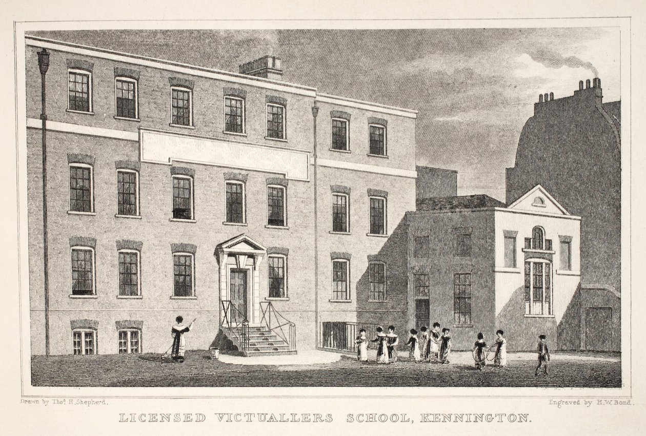 Lisensoitu Victuallers School, Kennington, "London and it