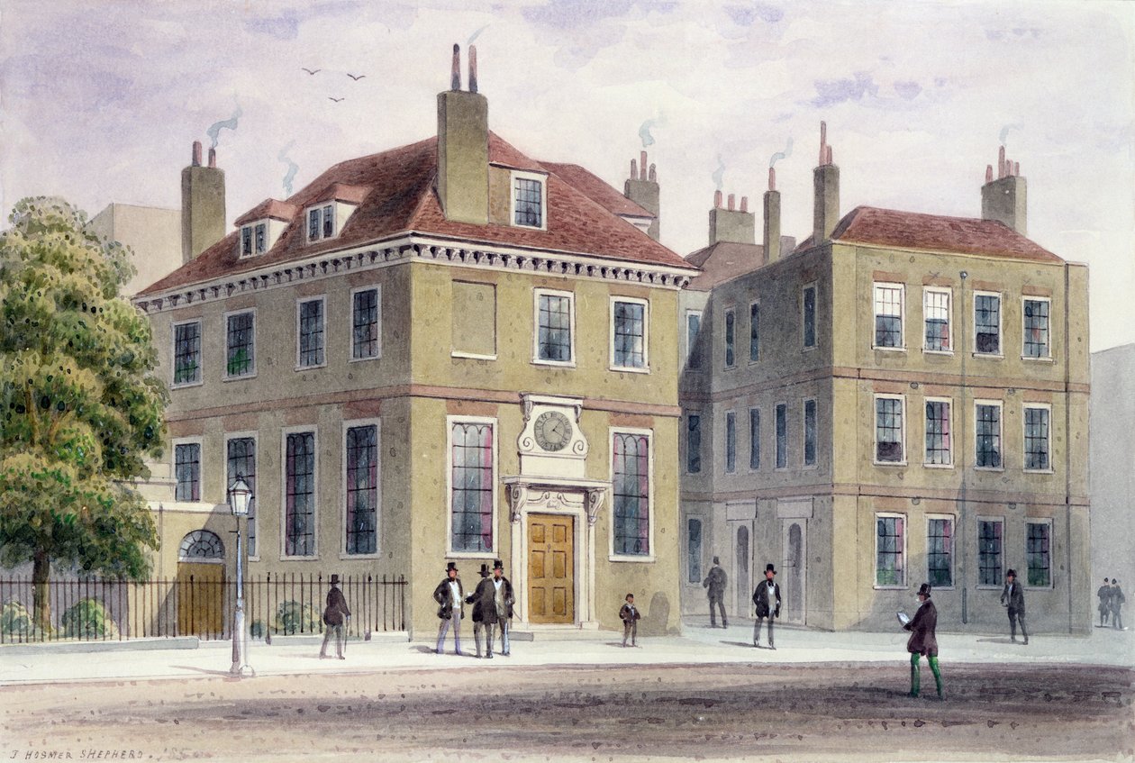New Inn, 1850 tekijältä Thomas Hosmer Shepherd