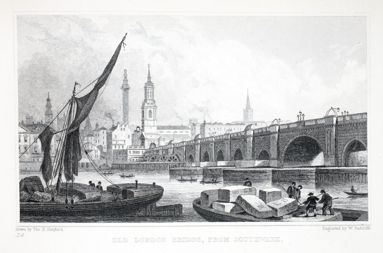 Old London Bridge, Southwarkista, "Lontoo and it