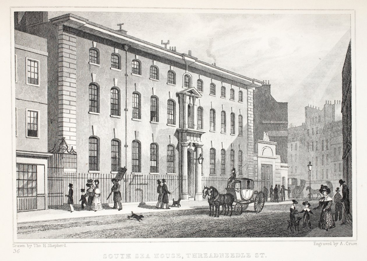 South Sea House, Threadneedle Street, "London and it