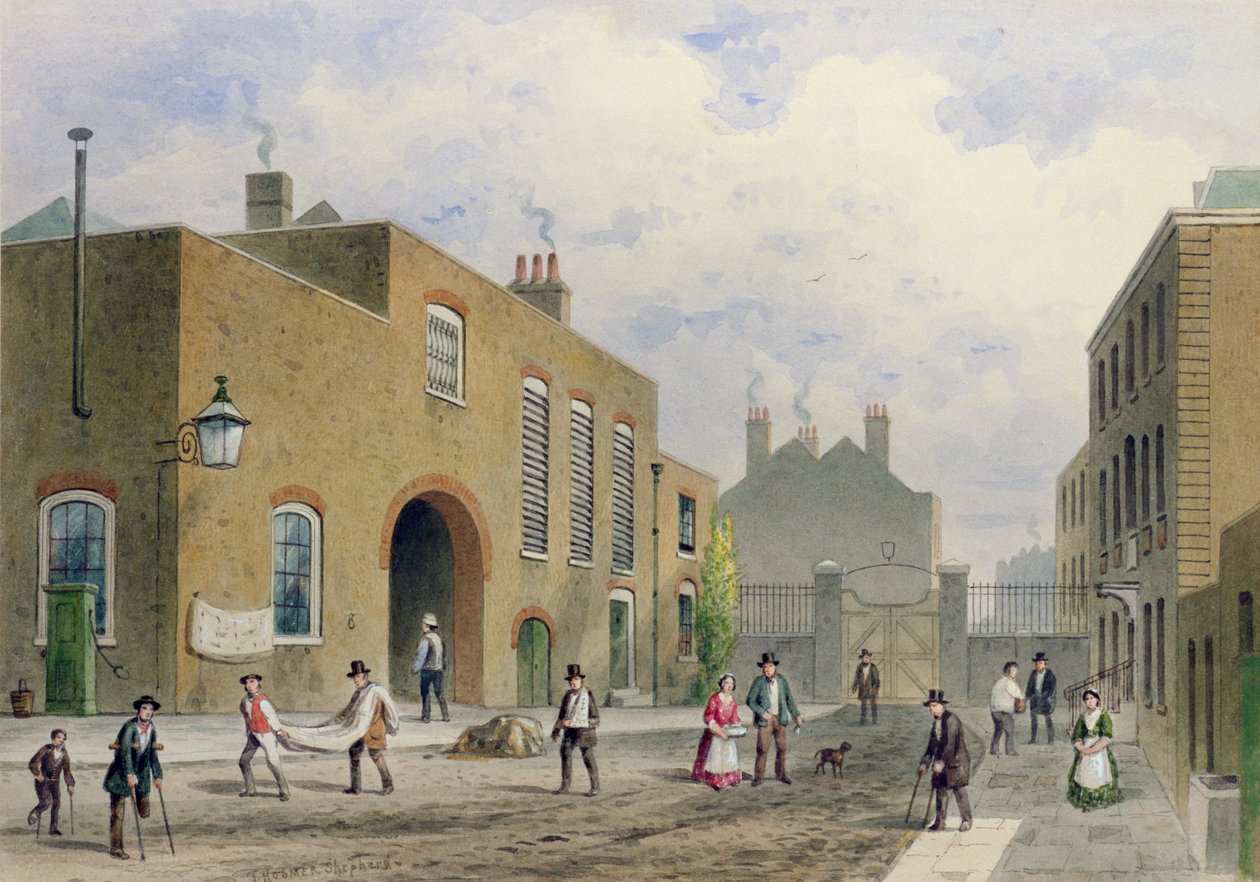 St. Thomasin sairaala, Southwark, Lontoo tekijältä Thomas Hosmer Shepherd