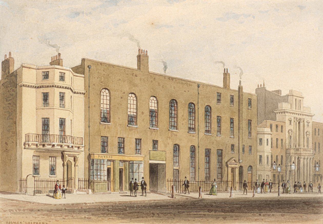 Willis Rooms, King Street, Lontoo (akvarelli). tekijältä Thomas Hosmer Shepherd