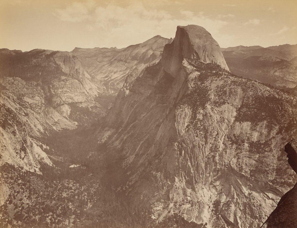 [Half Dome Glacier Pointista, Yosemite] tekijältä Thomas Houseworth and Company
