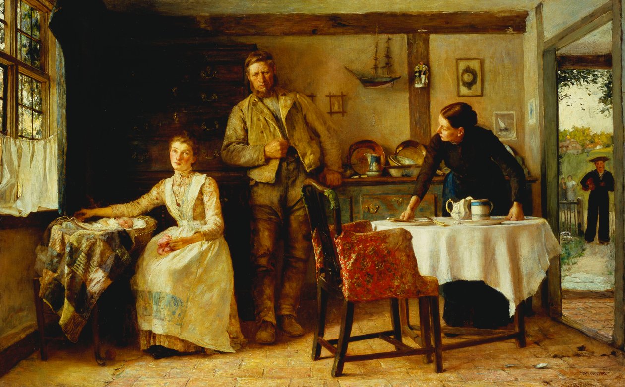 Merimiehen paluu, tekijältä Thomas Hovenden