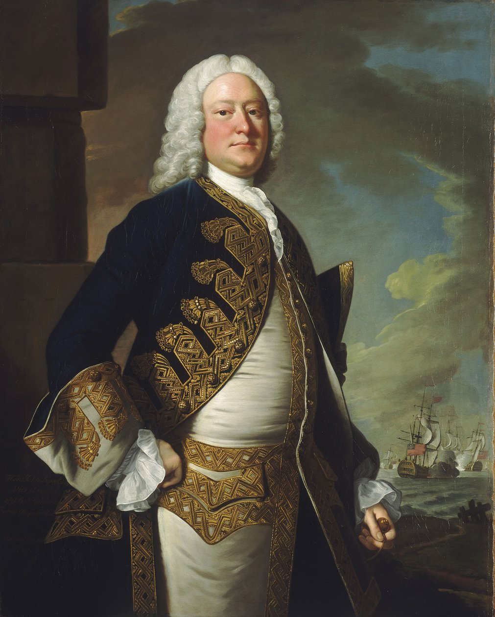 Amiraali John Byng (1704-1757) tekijältä Thomas Hudson