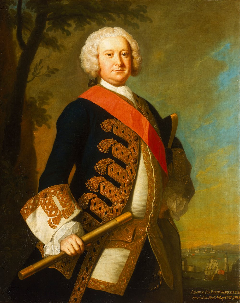 Amiraali Sir Peter Warren (1703-1752) tekijältä Thomas Hudson