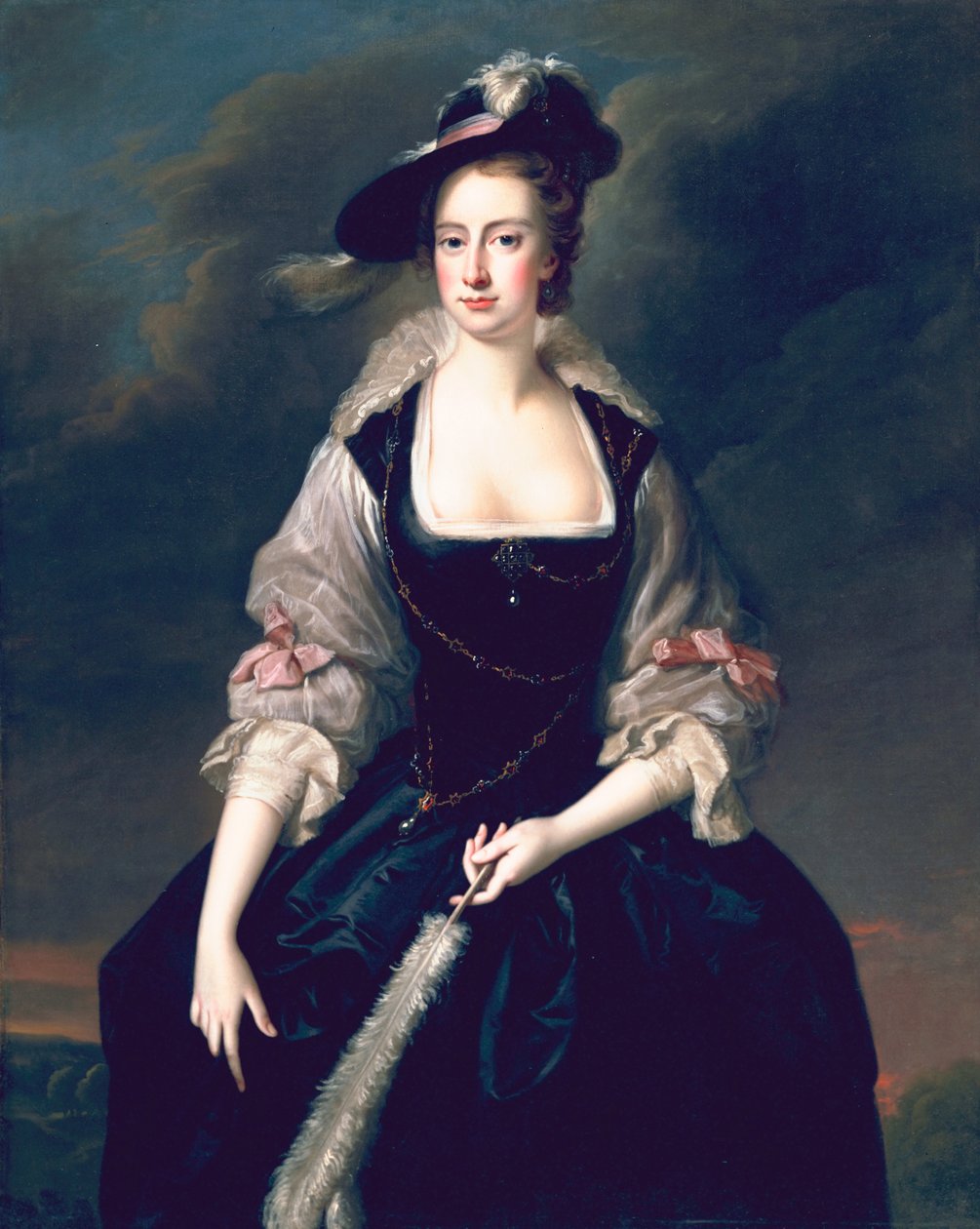 Lady Frances Courtenay, n. 1741 tekijältä Thomas Hudson