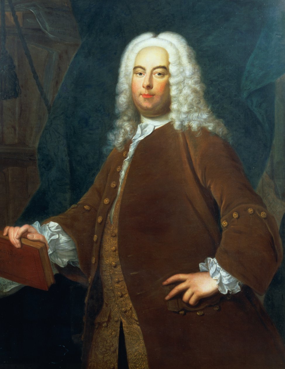 Yrjö Fredrik Händelin (1685-1759) muotokuva noin 1736 tekijältä Thomas Hudson