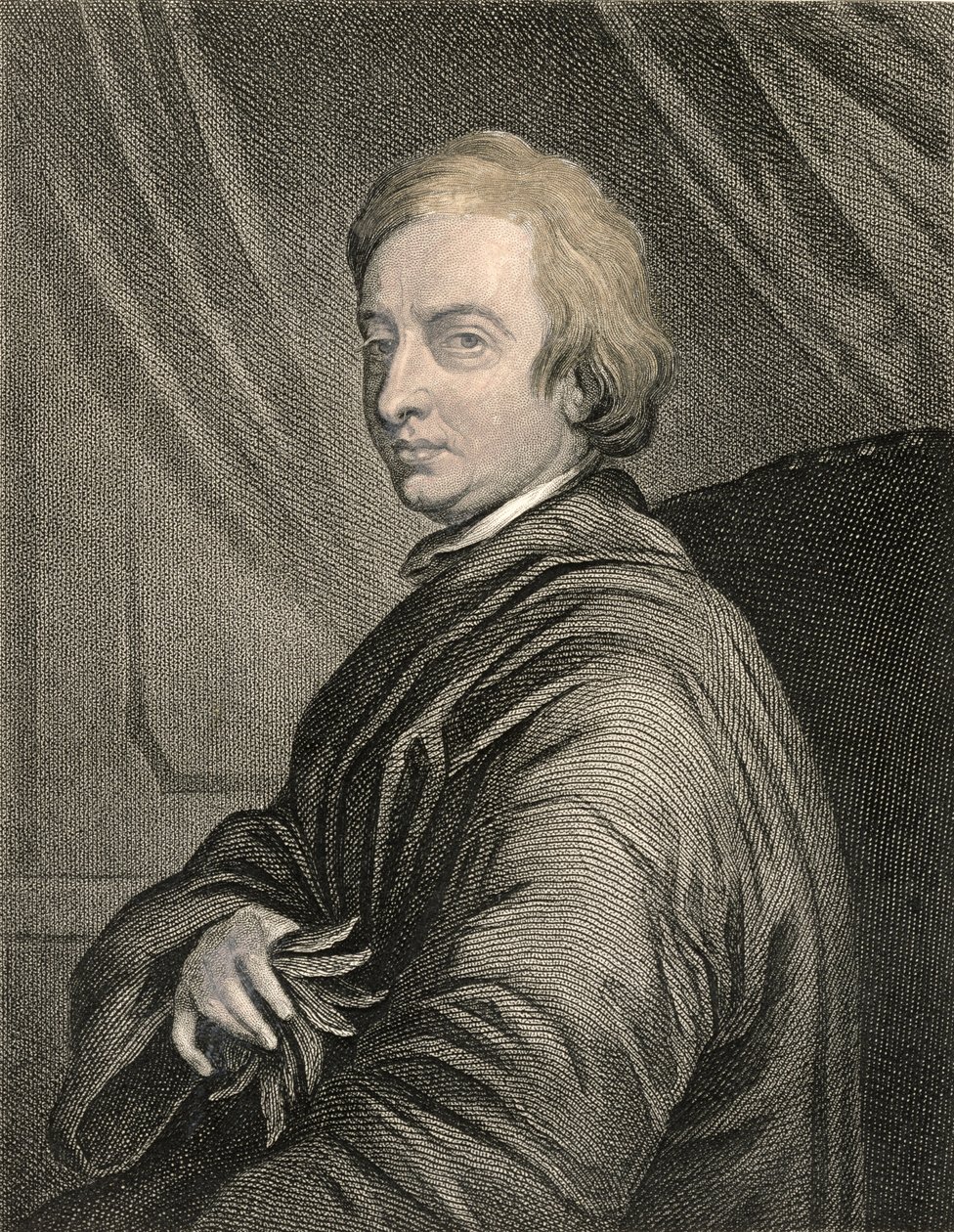 Charles Edward Wagstaffin (s.1808) pubin kaivertama John Drydenin (1631-1700) muotokuva. Kirjailija: William Mackenzie tekijältä Thomas Hudson