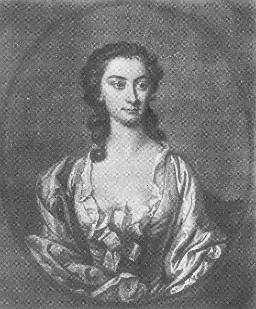 Muotokuva rouva Cibberistä (1714-66), näyttelijä ja laulaja, kaiverrus John Faber (1684-1756), 1746 tekijältä Thomas Hudson