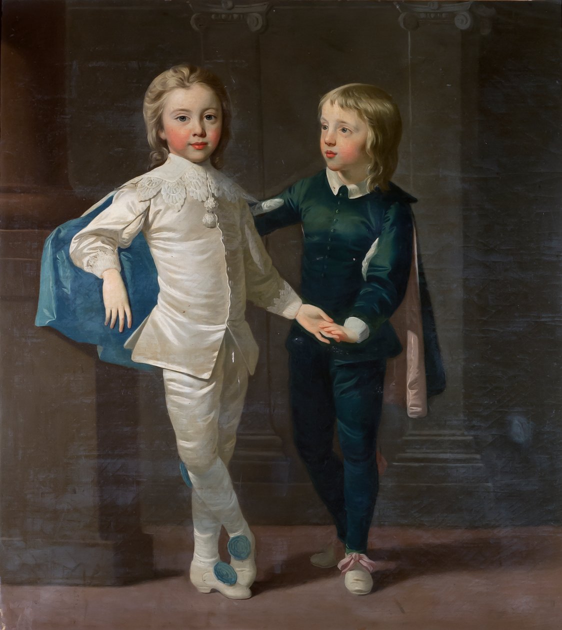 Sir Edward Hulse, 3. vapaaherra ja hänen veljensä Samuel Hulse, noin 1758. tekijältä Thomas Hudson
