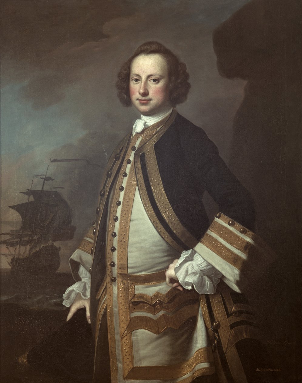 Sir George Pocock (1706-92) 1760 tekijältä Thomas Hudson