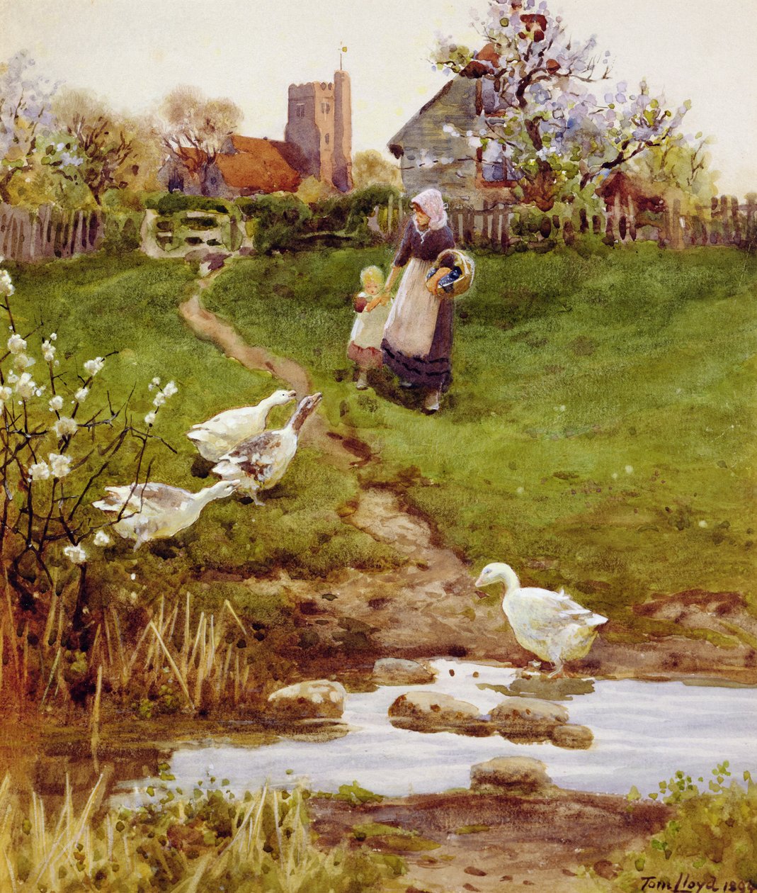 Paluu kotiin, 1894 tekijältä Thomas James Lloyd