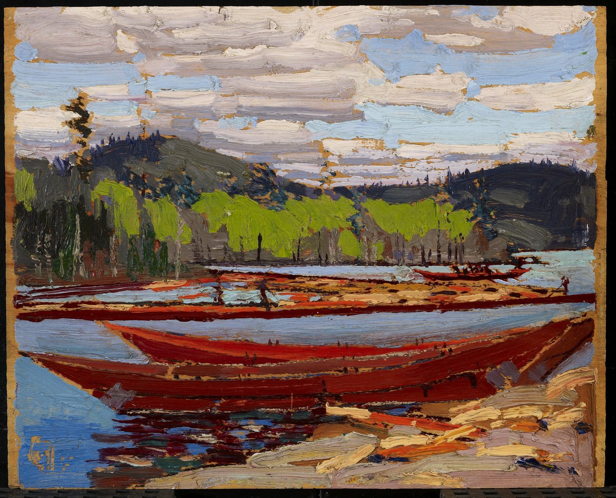 Veneet, kesä 1916 tekijältä Tom Thomson