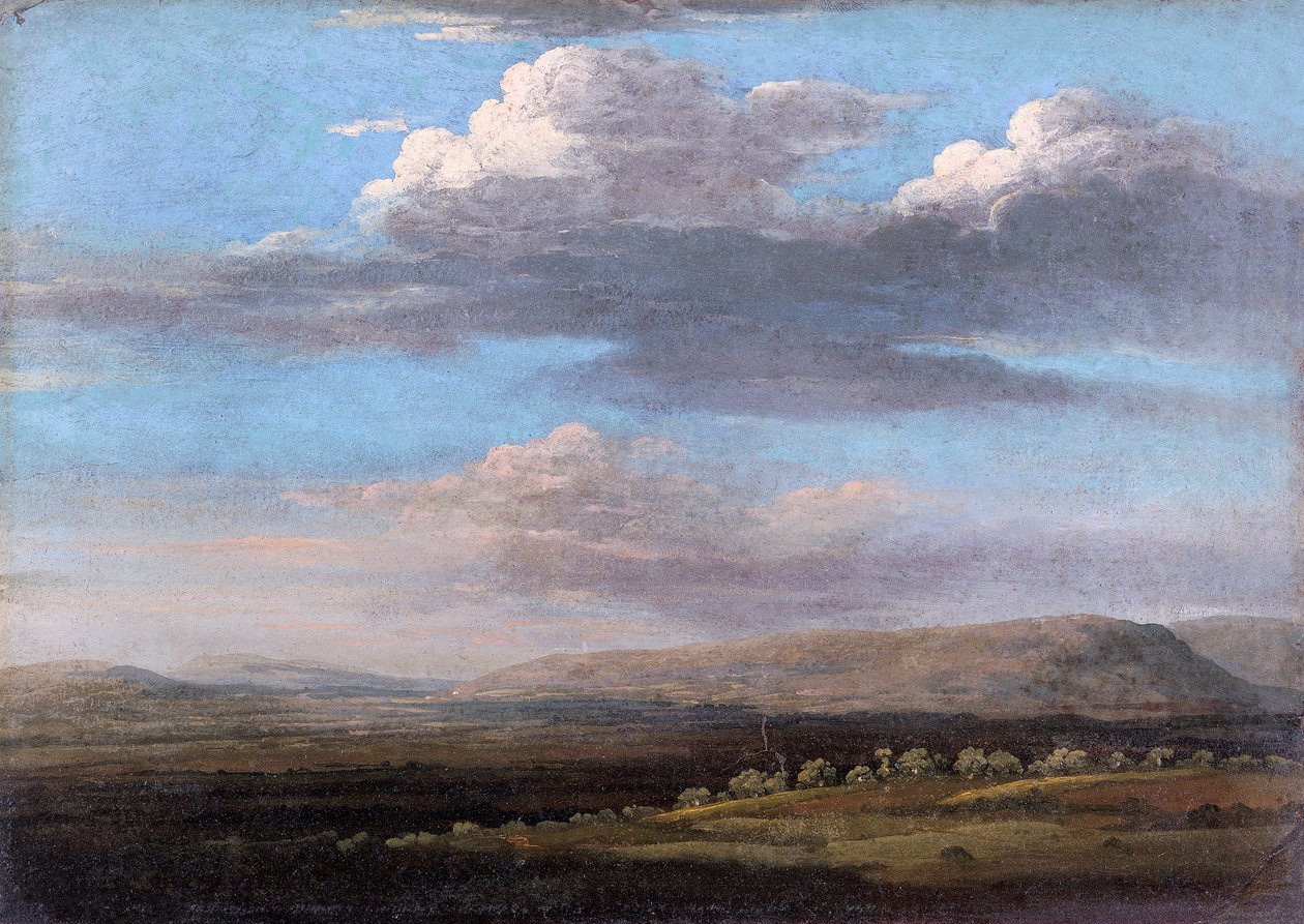 "Näkymä Radnorshiressa", 1776 tekijältä Thomas Jones