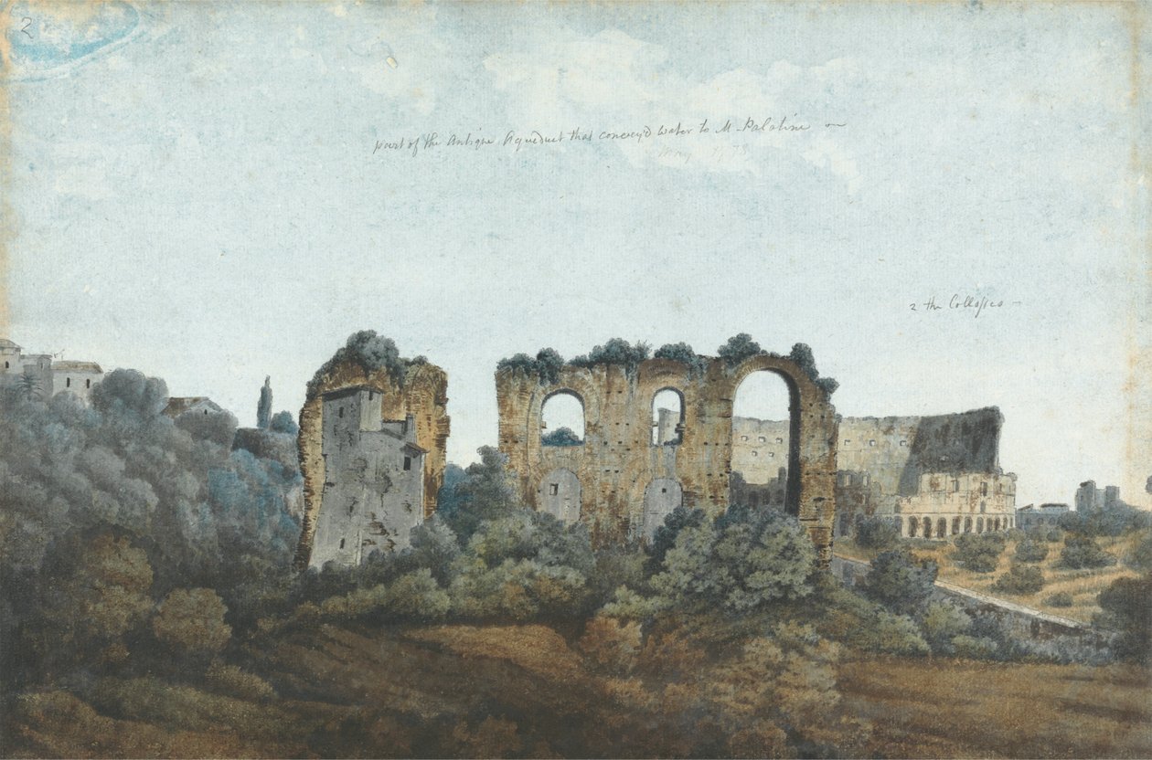 Claudian Aqueduct ja Colosseum tekijältä Thomas Jones