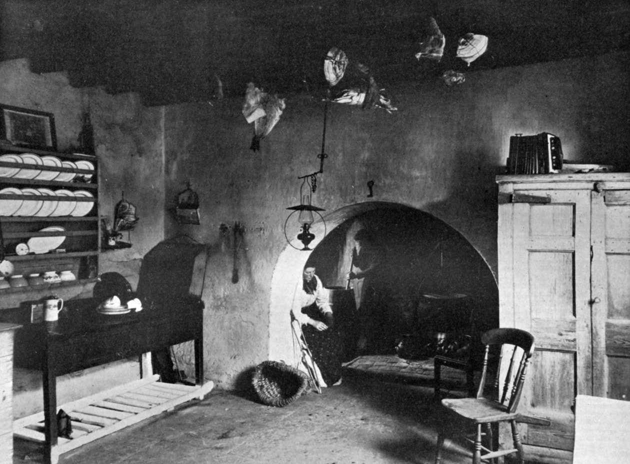 Maatilakeittiö, Orkney, Skotlanti, 1924-1926 tekijältä Thomas Kent