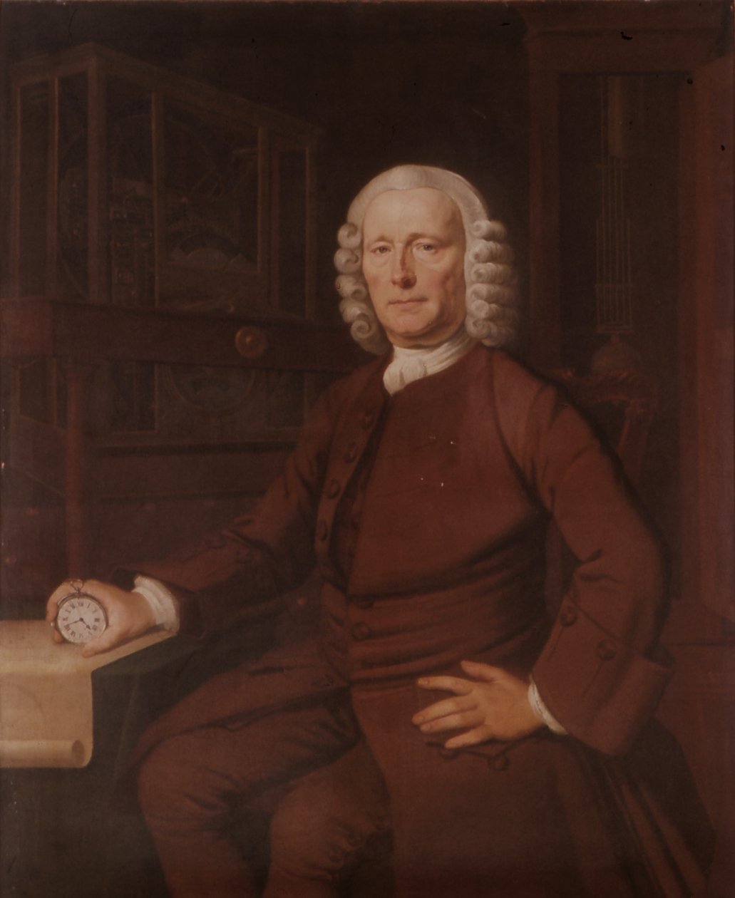 John Harrison 1693-1776. Meren kronometrin keksijä vuonna 1757, 1900-luku. tekijältä Thomas King