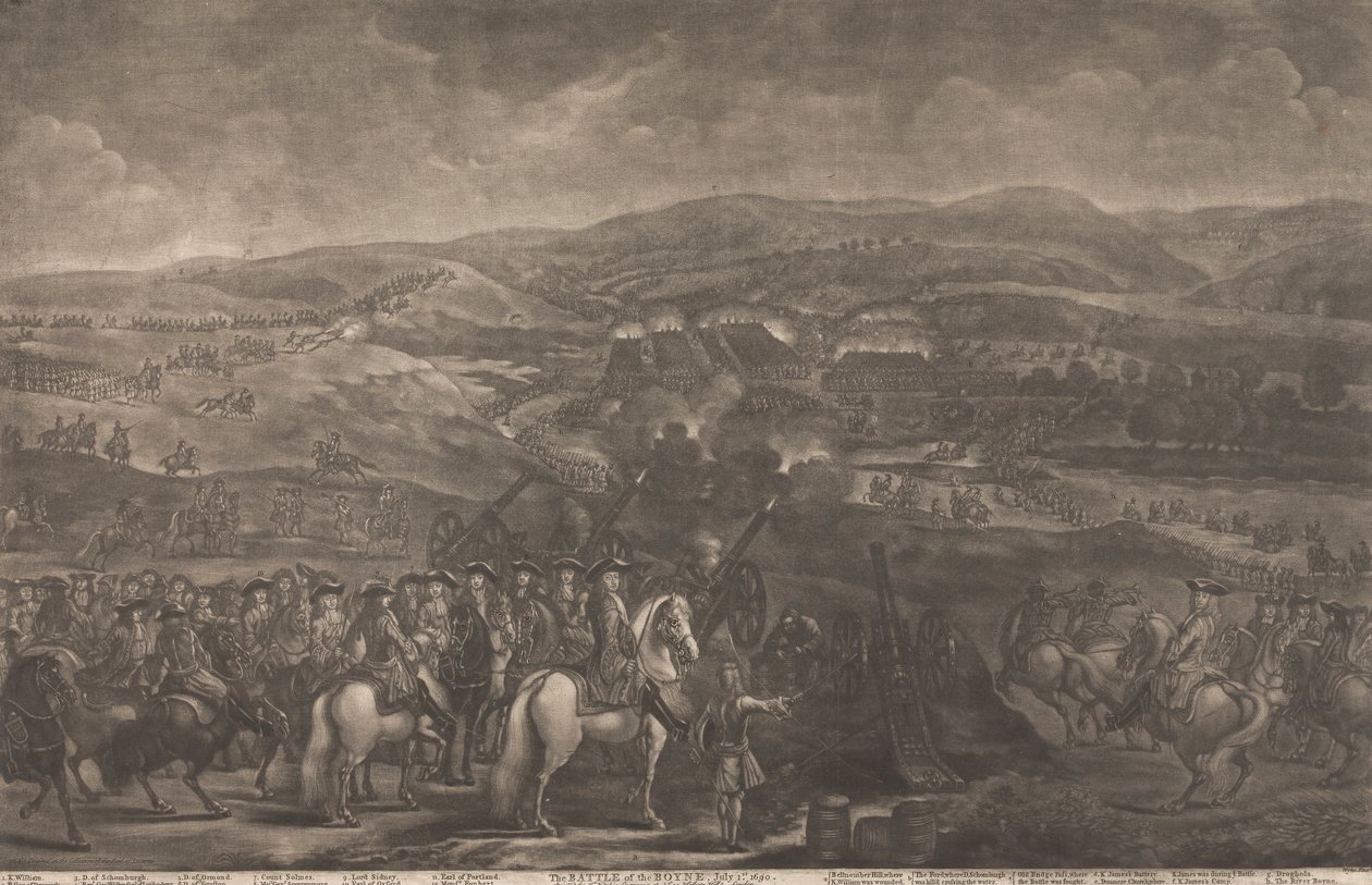 Boynen taistelu, 1. heinäkuuta 1690 tekijältä Thomas Kitchin