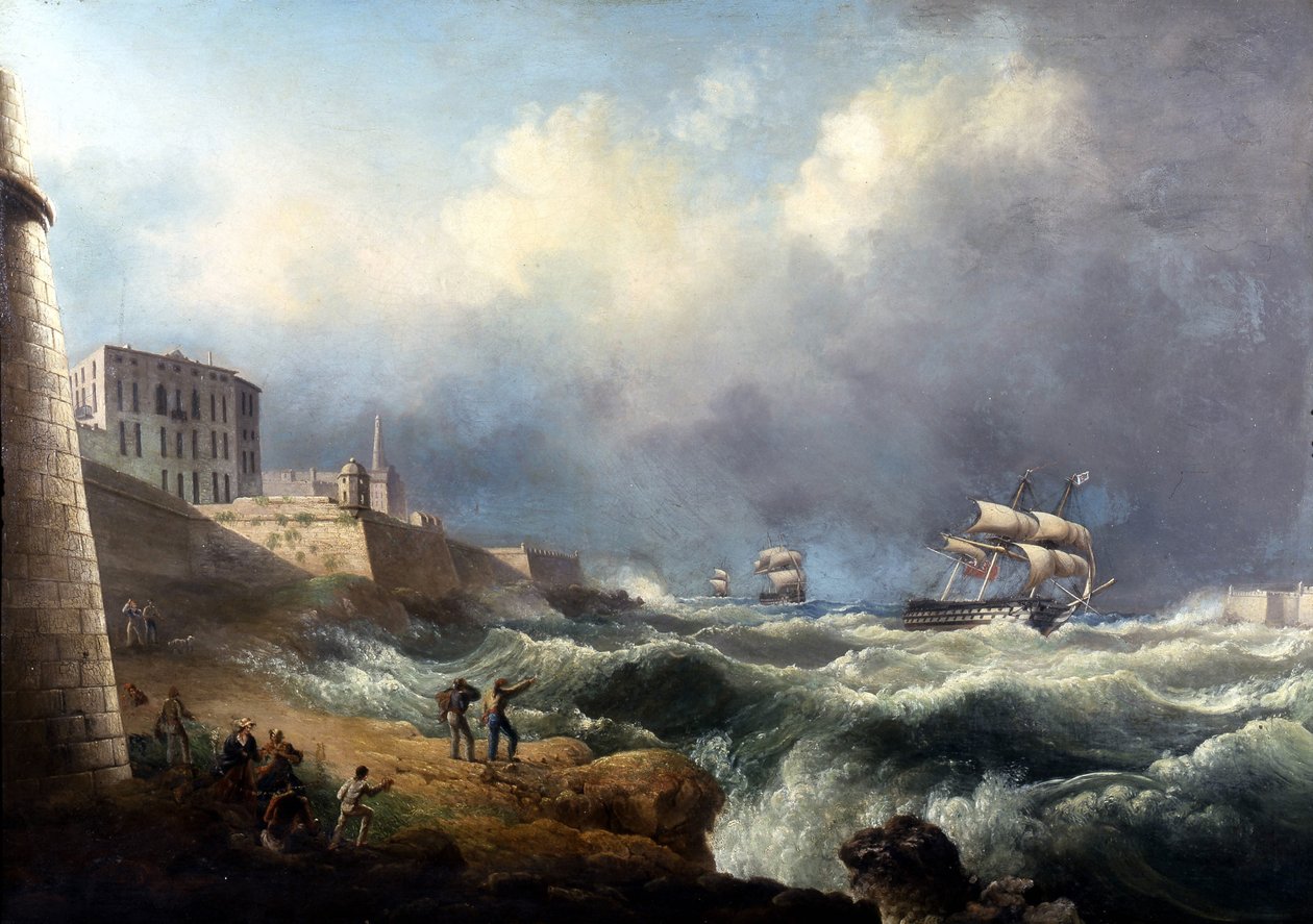 Näkymä TL Hornbrookin sisäänkäynnille Grand Harboriin tekijältä Thomas L. Hornbrook