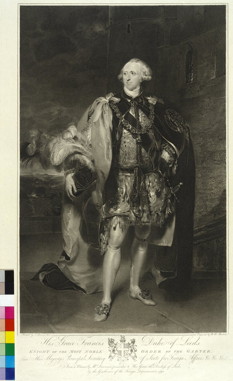 Leedsin 5. herttua Osborne (kaiverrus) tekijältä Thomas Lawrence