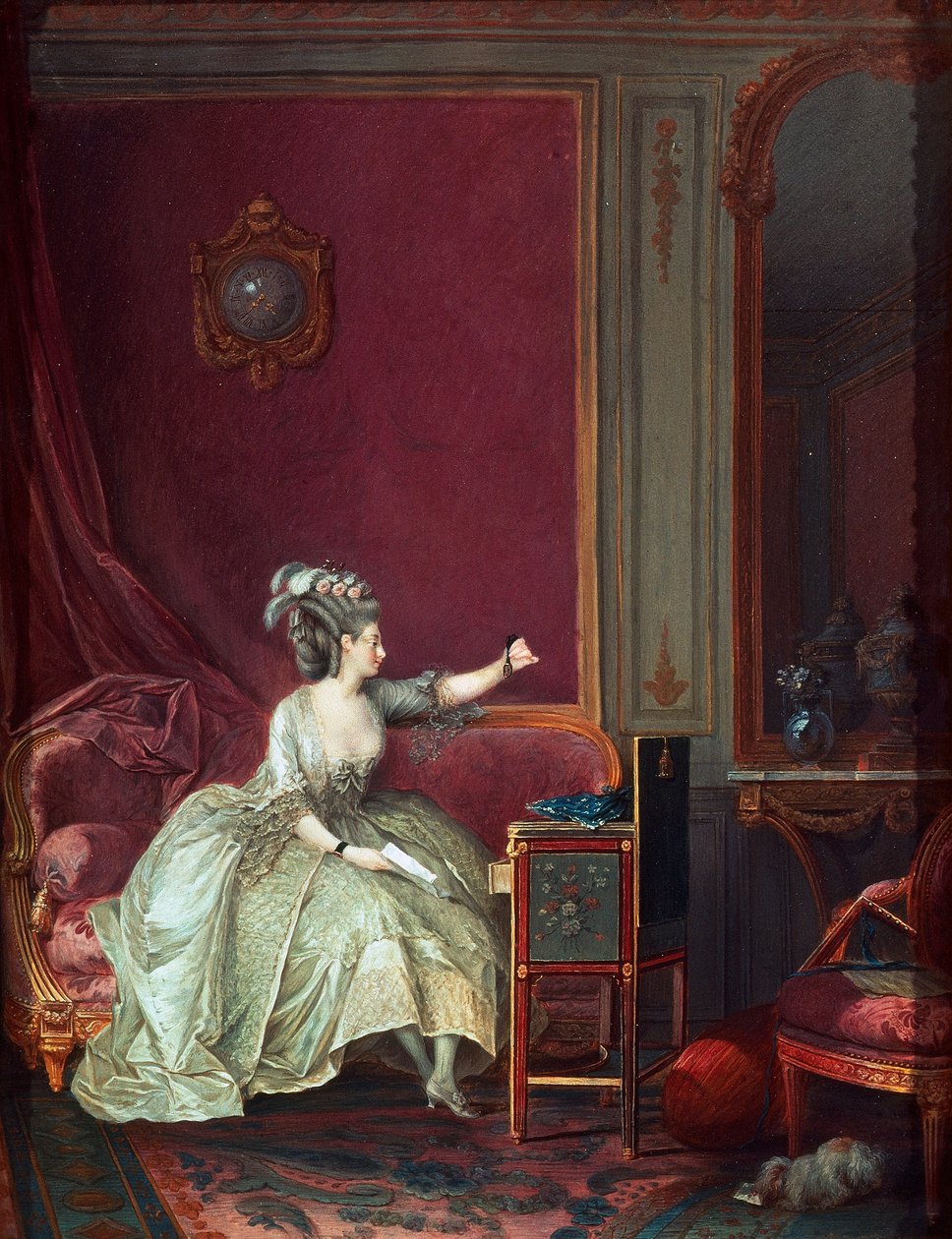 Poissaolon lohdutus, Sir Thomas Lawrencen (1769-1830) maalaus tekijältä Thomas Lawrence