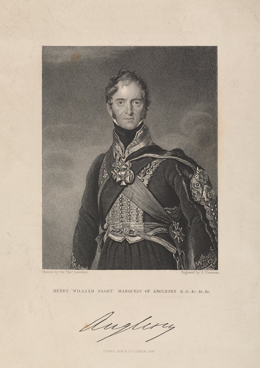 Henry William Paget, Angleseyn markiisi K.G., 1846 tekijältä Thomas Lawrence